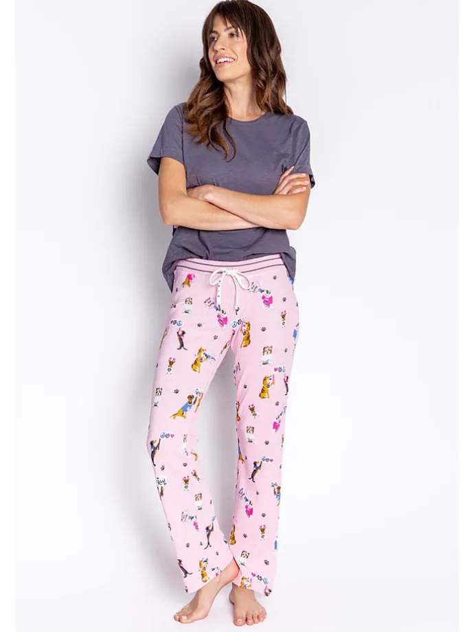 Pyjama-Hose in Rosa