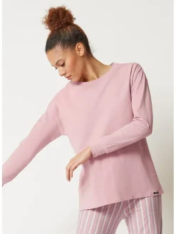 Pyjama-Oberteil in Rosa