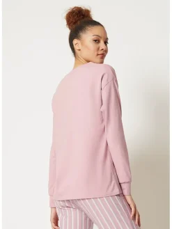 Pyjama-Oberteil in Rosa