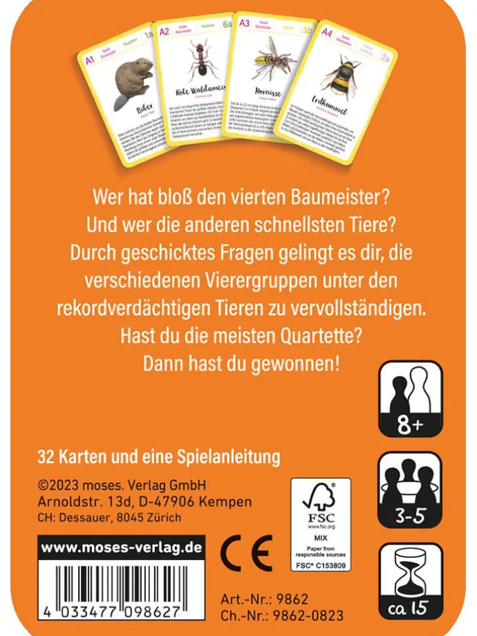 Quartett "Tierrekorde" - ab 8 Jahren