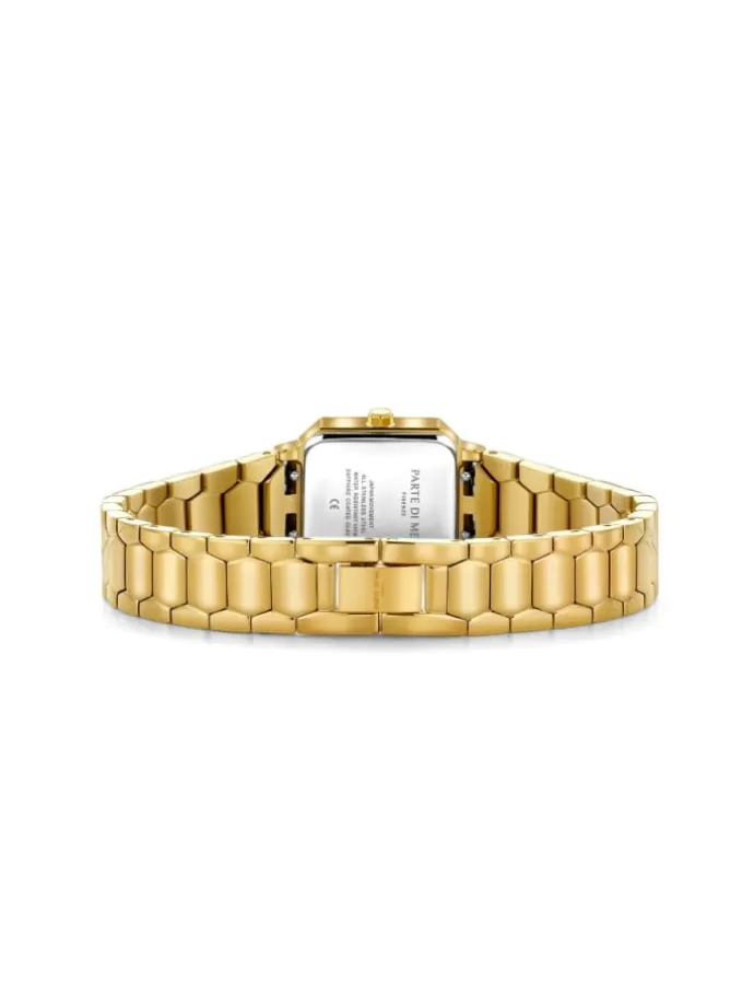 Quartzuhr Orologio "squaremi ladies" in Gold