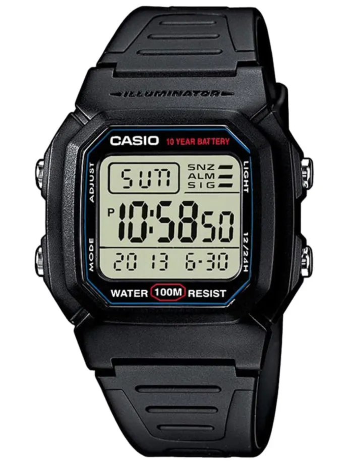 Quarzuhr "Casio Collection" in Schwarz