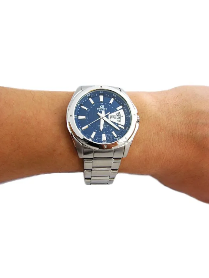 Quarzuhr "Casio Edifice" in Silber