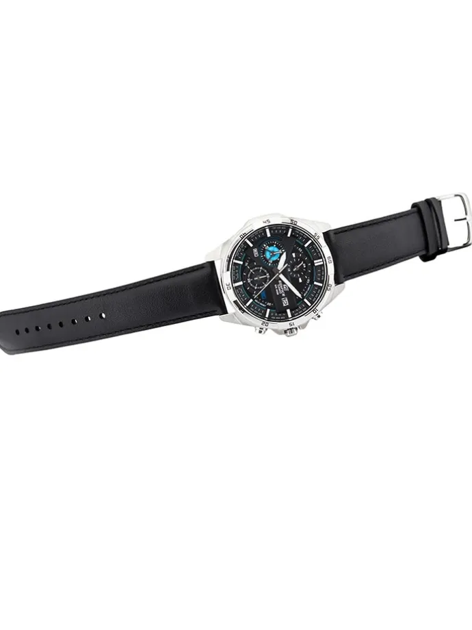 Quarzuhr "Casio Edifice" in Schwarz/ Silber