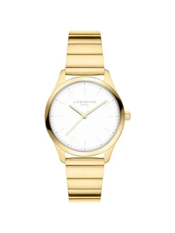 Quarzuhr in Gold