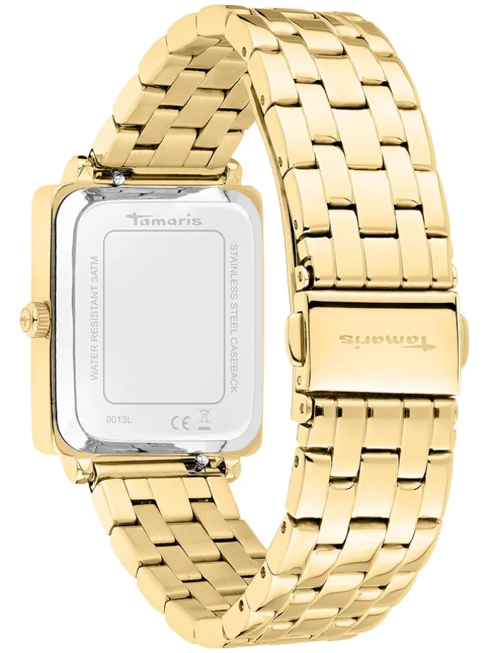 Quarzuhr in Gold