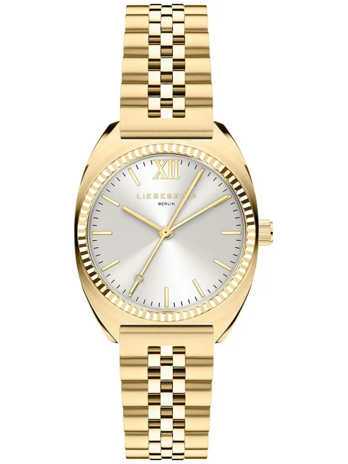 Quarzuhr in Gold/ Creme