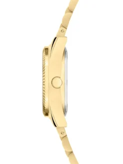 Quarzuhr in Gold/ Creme