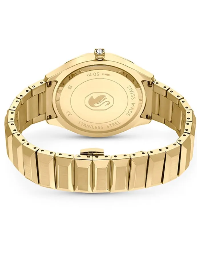 Quarzuhr in Gold/ Grün/ Weiß