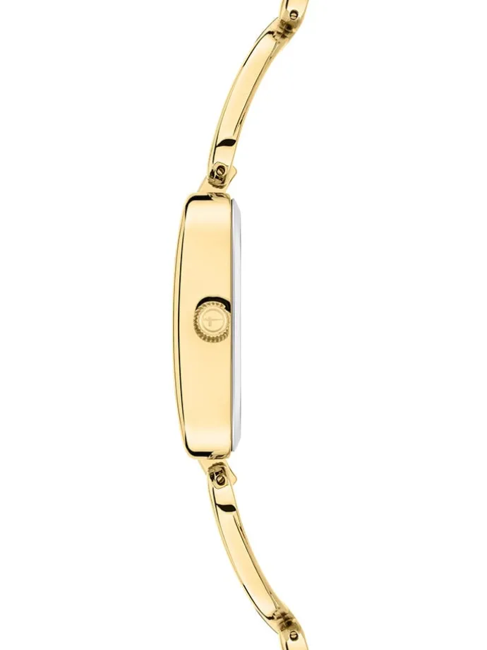 Quarzuhr in Gold/ Silber