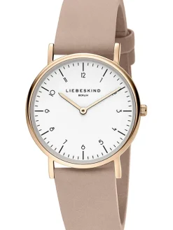 Quarzuhr in Rosa/ Roségold/ Weiß