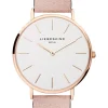 Quarzuhr in Rosa/ Roségold/ Weiß