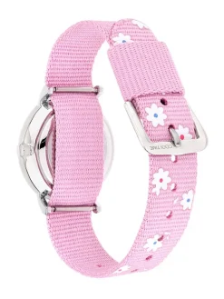 Quarzuhr in Rosa/ Silber