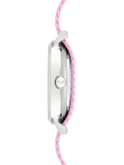 Quarzuhr in Rosa/ Silber