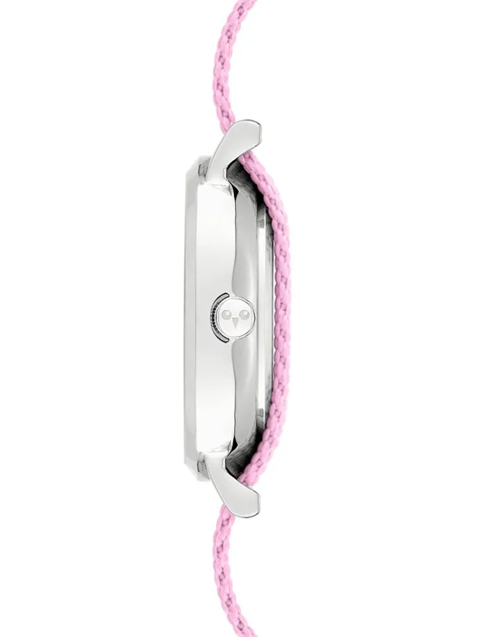 Quarzuhr in Rosa/ Silber