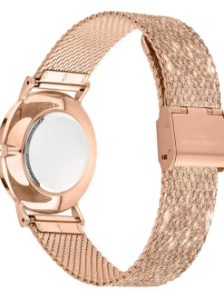 Quarzuhr in Roségold/ Rosa