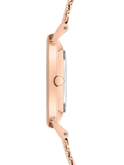 Quarzuhr in Roségold/ Rosa