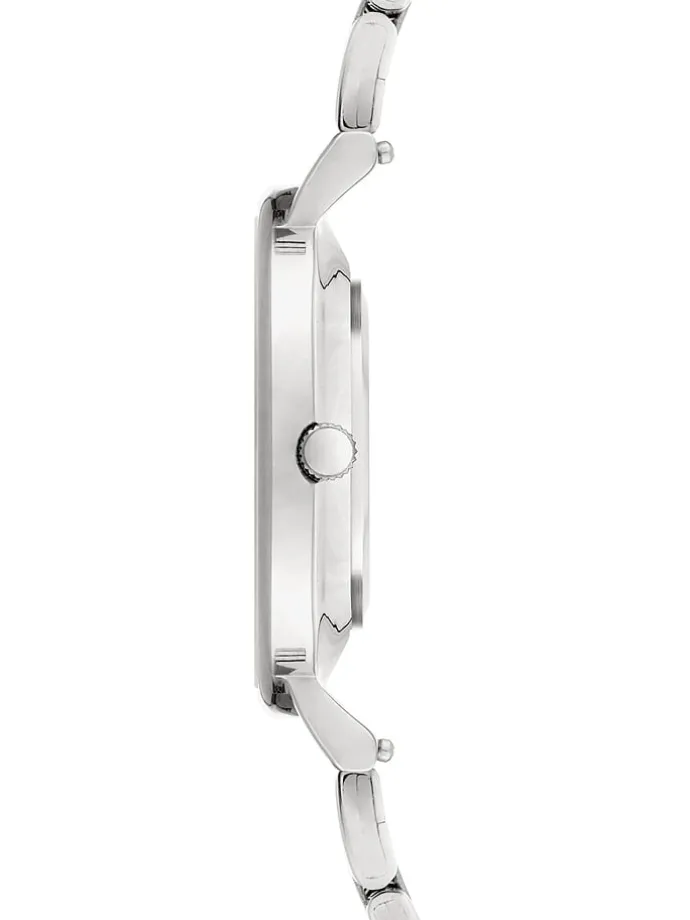 Quarzuhr in Silber