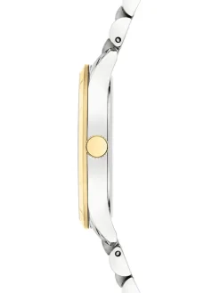 Quarzuhr in Silber/ Gold/ Grün