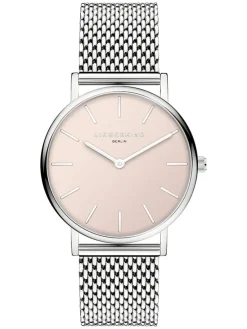 Quarzuhr in Silber/ Roségold