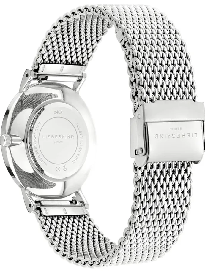 Quarzuhr in Silber/ Roségold