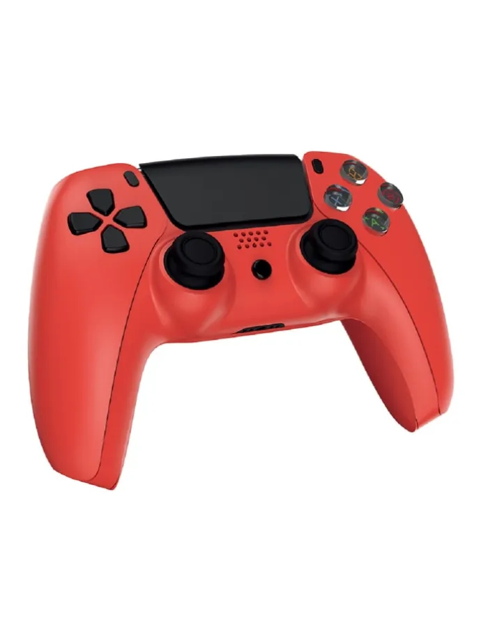 Qware Wireless Controller kompatibel mit PlayStation 4 in Rot
