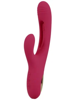 Rabbitvibrator Rabbit Vibrator with G-Spot Stimulation in rot