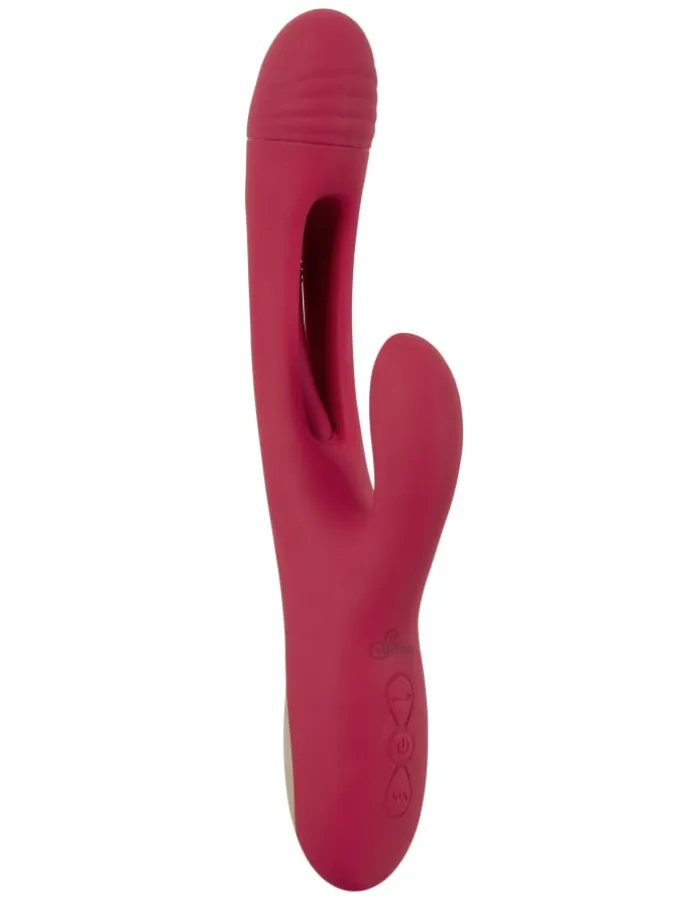 Rabbitvibrator Rabbit Vibrator with G-Spot Stimulation in rot