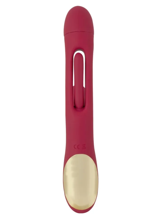 Rabbitvibrator Rabbit Vibrator with G-Spot Stimulation in rot