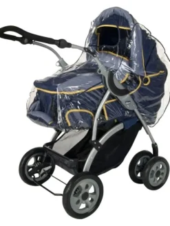 RainCover Classic Regenschutz für Kombi-Kinderwagen in Transparent ab 0 Monate