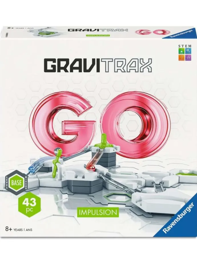 Ravensburger Geschicklichkeitsspiel GraviTrax GO Impulsion in bunt