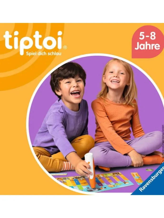 Ravensburger Lernspiel Team SMART ermittelt: Diebstahl im Tier-Express in bunt