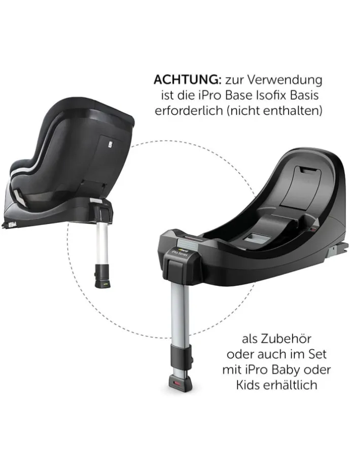 Reboard Kindersitz iPro Kids - i-Size (bis in blau,silber