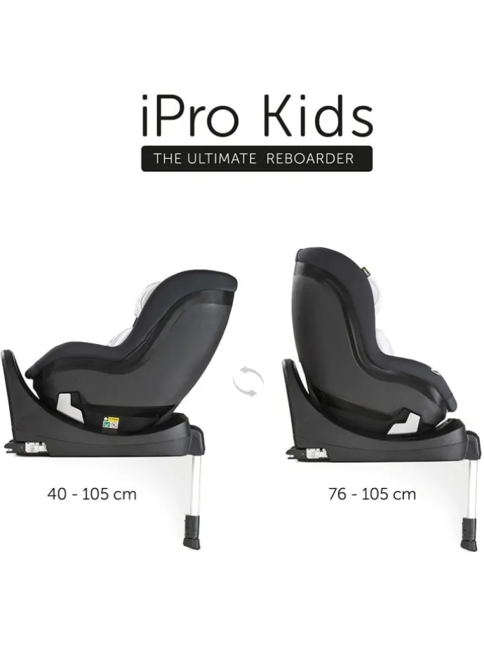 Reboard Kindersitz iPro Kids - i-Size (bis in blau,silber