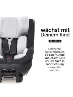 Reboard Kindersitz iPro Kids - i-Size (bis in blau,silber