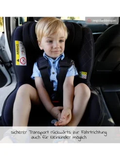 Reboarder-Kindersitz Sperber-Fix 61 61 cm in schwarz