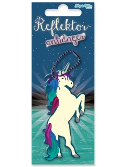 Reflektoranhänger "Einhorn Lunabelle" in Creme - ab 3 Jahren