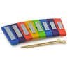 Regenbogen Glockenspiel, pentatonisch aus Erlenholz in regenbogenfarben