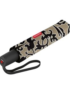 Regenschirm "Duomatic" in Khaki/ Schwarz