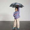 Regenschirm "Hund" in Grau/ Weiß