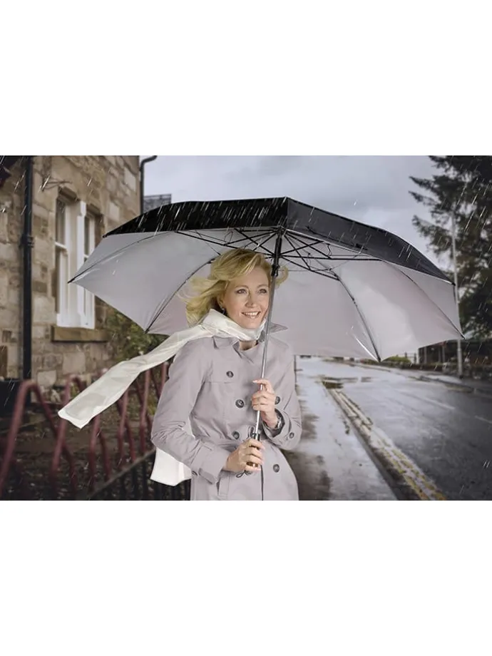 Regenschirm in Schwarz - Ø 130 cm