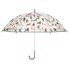 Regenschirm in Weiß/ Bunt