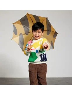 Regenschirm "Tiger" in Gelb/ Braun