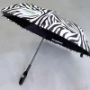 Regenschirm Zebra in grau