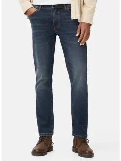 Regular Fit 5-Pocket Hose in Dunkelblau