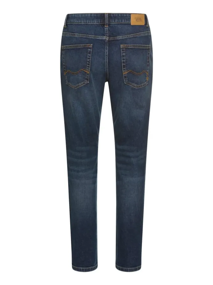 Regular Fit 5-Pocket Hose in Dunkelblau