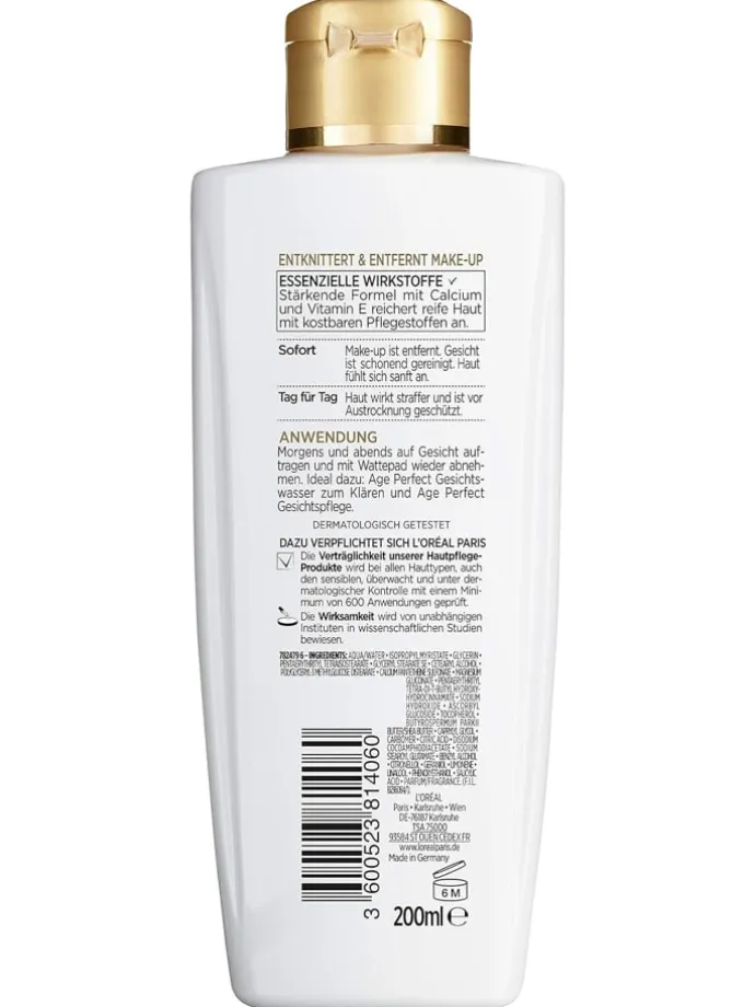Reinigungsmilch reinigt und entfernt Make-Up schonend, festigt die Haut 200ml
