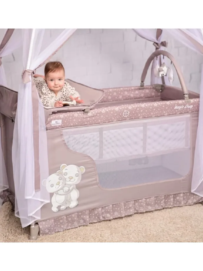 Reisebett, Laufstall Magic Sleep in rosa