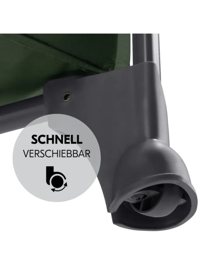 Reisebett Play N Relax Center mit Wickelauflage, in gruen