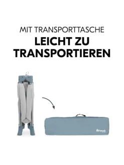Reisebett Set Dream N Play Plus inkl. Spielzelt, in grau,blau